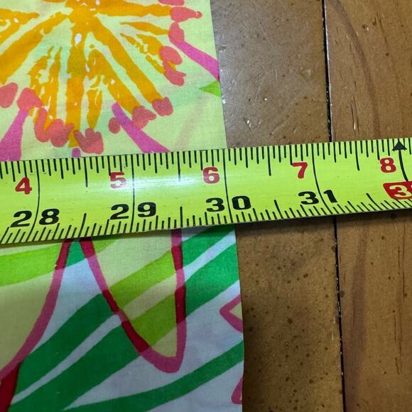 Lilly Pulitzer Wyatt Classic Dress Strapless Floral Fit And Flare Yellow Size 8 - Picture 12 of 12